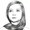 Портрет карандашом девочки с длинной косой - Fenlin.ru