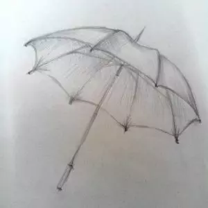 Как нарисовать зонтик карандашом? Шаг 8. Портреты карандашом - Fenlin.ru