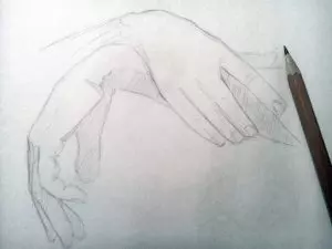 Как нарисовать руки карандашом? Шаг 6. Портреты карандашом - Fenlin.ru
