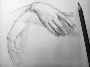 Как нарисовать руки карандашом? Шаг 8. Портреты карандашом - Fenlin.ru