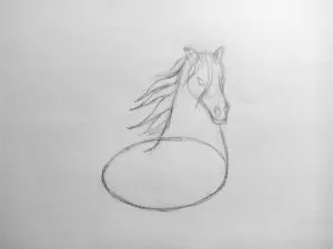 Как нарисовать лошадь карандашом? Поэтапный урок. Шаг 8. Портреты карандашом - Fenlin.ru