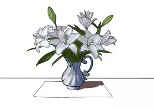 Как нарисовать вазу с цветами? Шаг 23. Портреты карандашом - Fenlin.ru