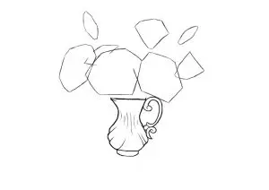 Как нарисовать вазу с цветами? Шаг 6. Портреты карандашом - Fenlin.ru